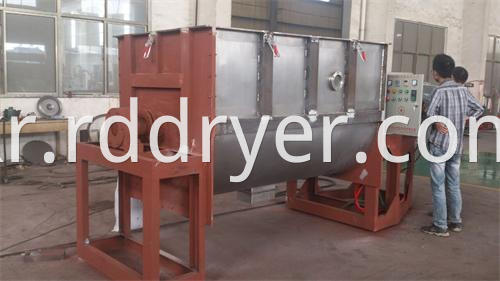 Industrial Horizontal Double Ribbon Blender Mixer Machine for Dry Powder Mixing